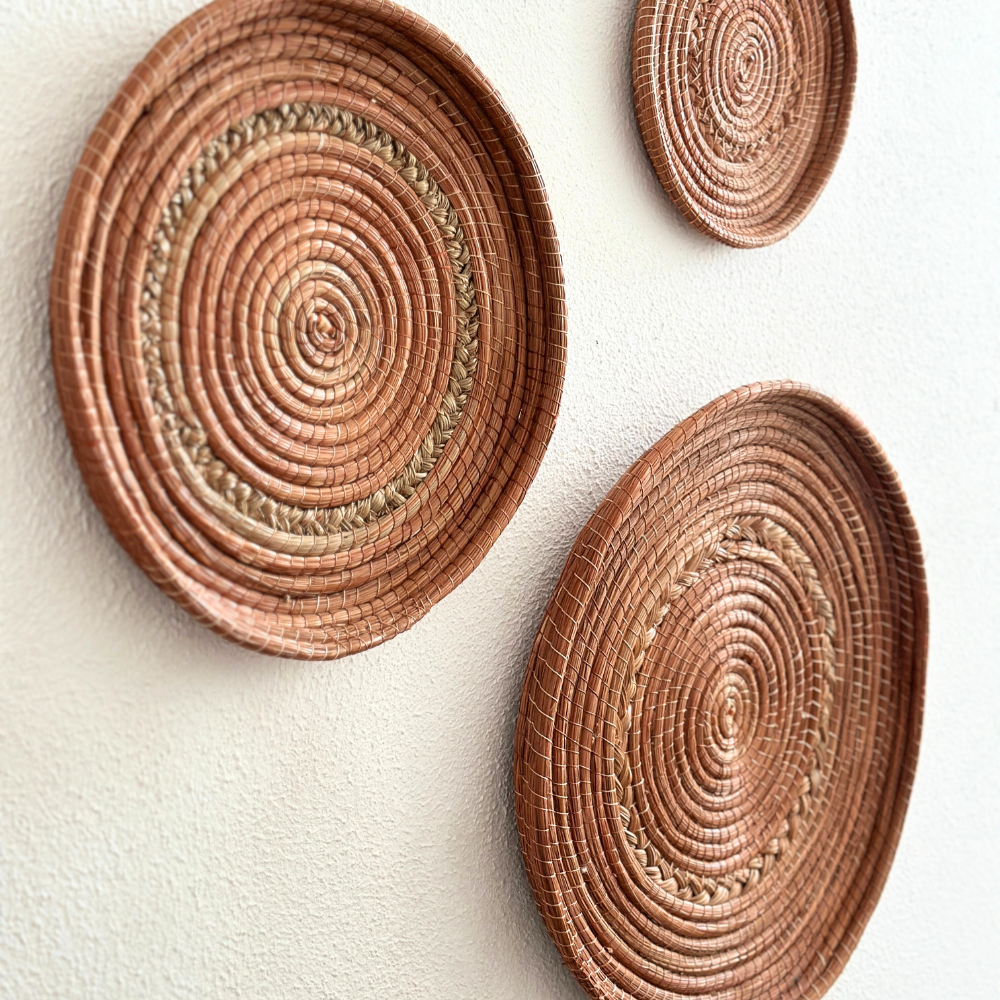 Plato para pared tejido ocoxal