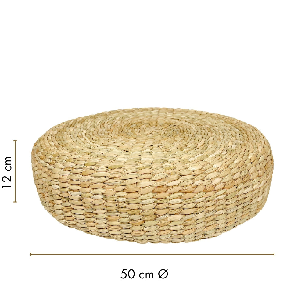 Puff cojín otomano tejido de tule