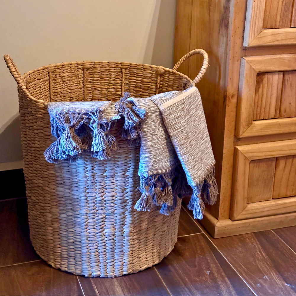 Cesto macetero decorativo grande