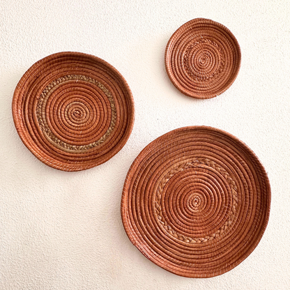 Plato para pared tejido ocoxal
