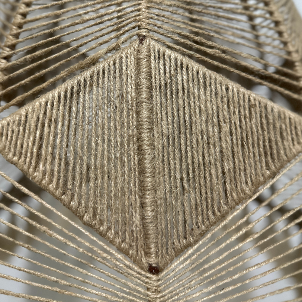 Orion Jute Lamp with Tassels