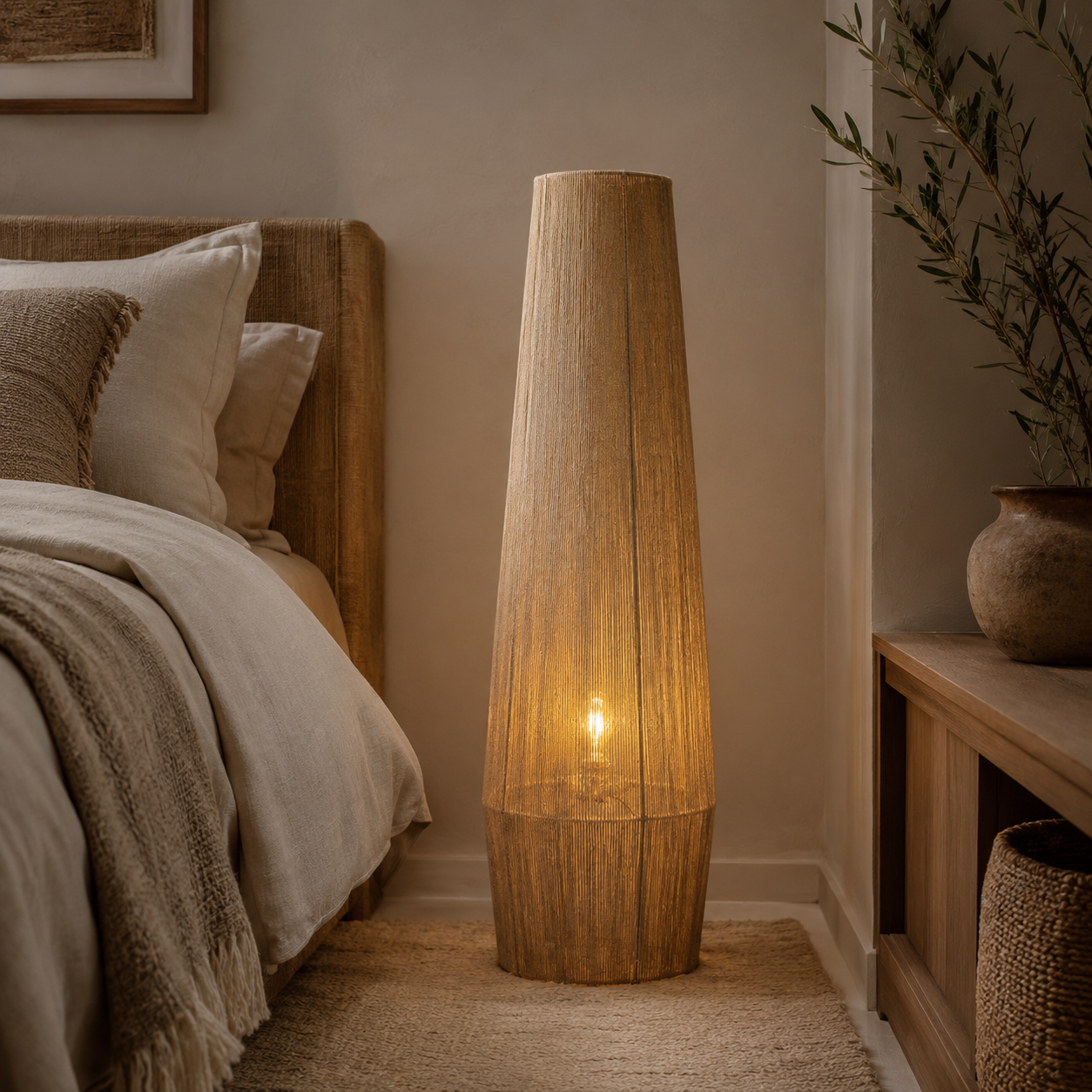 Jute Floor Lamp