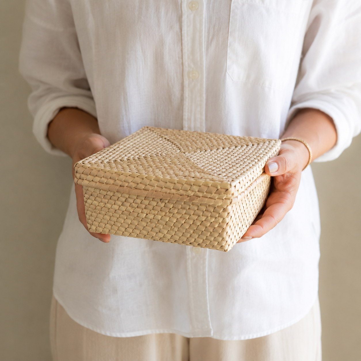 Caja con tapa