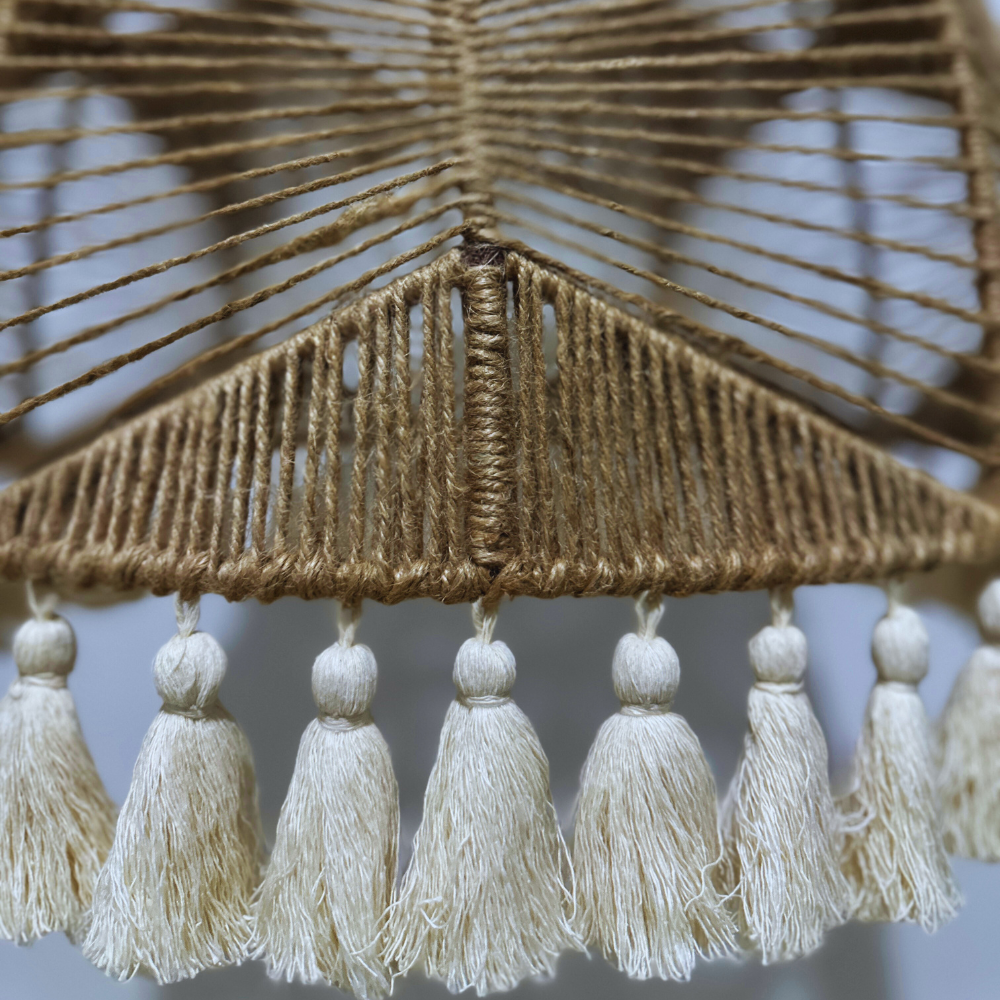 Orion Jute Lamp with Tassels