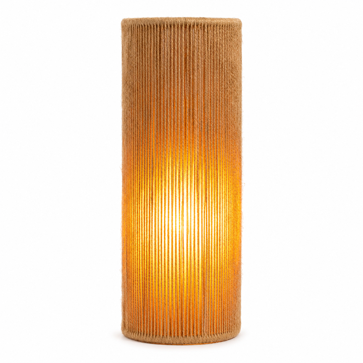 Jute floor lamp