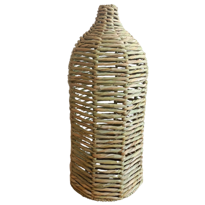 Jarrón de tule artesanal. ESTERO