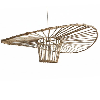 Lámpara colgante de tule. OLAS