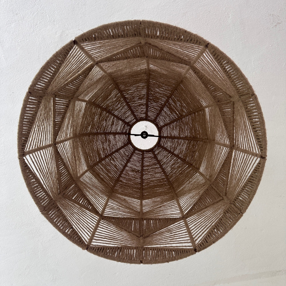 CASSIOPEA- Pantalla Lámpara Yute 40x40 Cm