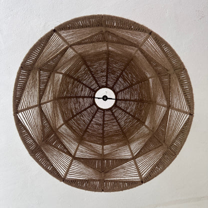 CASSIOPEA- Pantalla Lámpara Yute 40x40 Cm