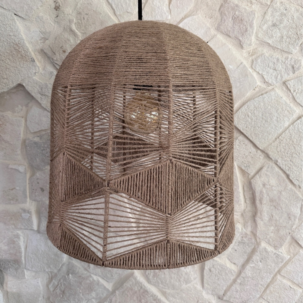 CASSIOPEA- Pantalla Lámpara Yute 40x40 Cm