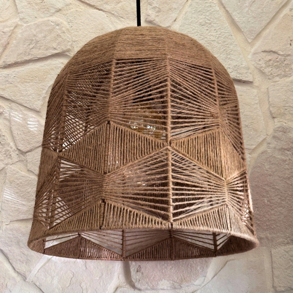 CASSIOPEA- Pantalla Lámpara Yute 40x40 Cm