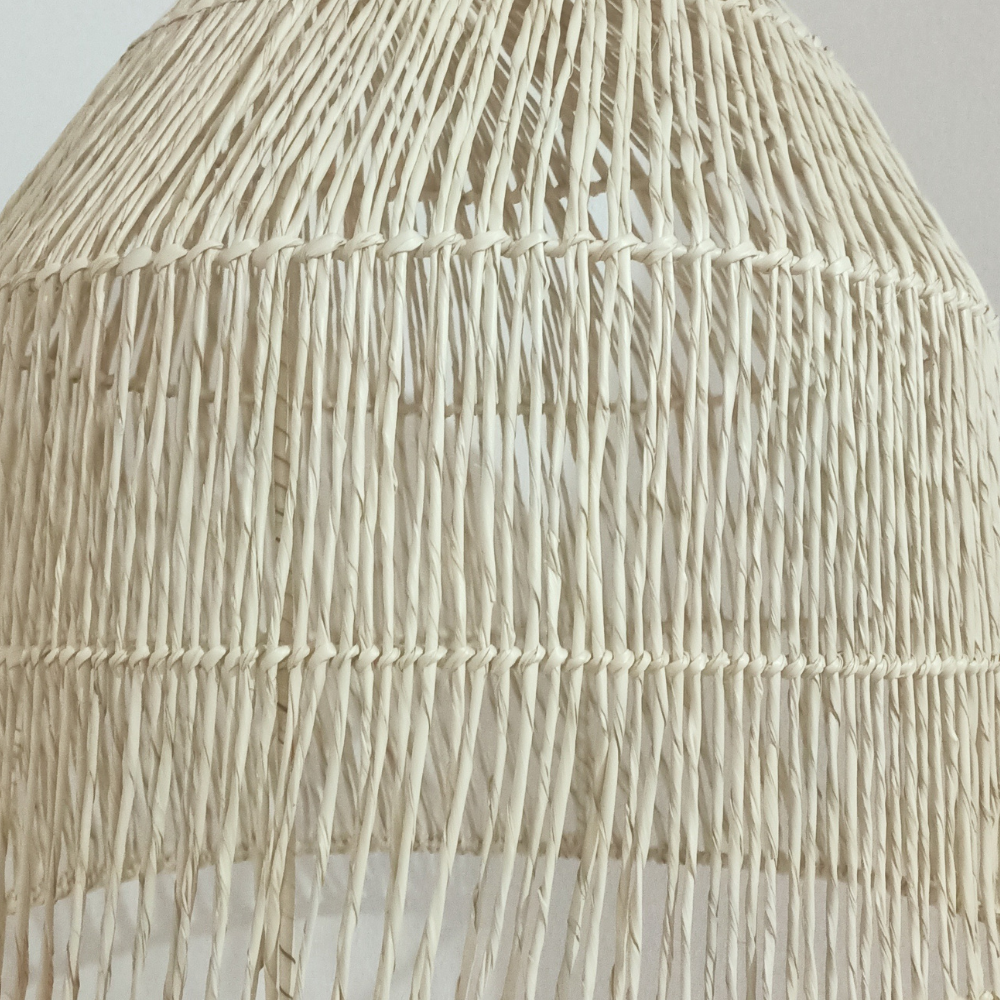 Pantalla lámpara colgante de palma. DUNA