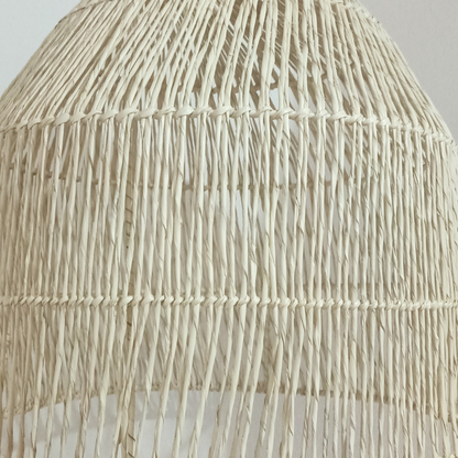 Pantalla lámpara colgante de palma. DUNA