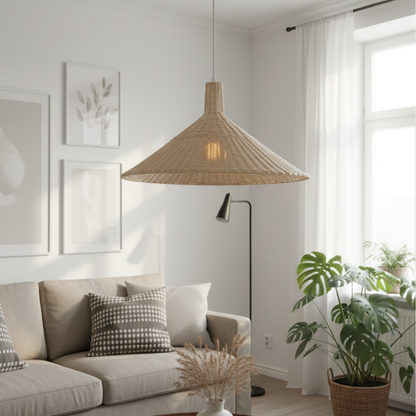 Pantalla lámpara de palma. TONALLI