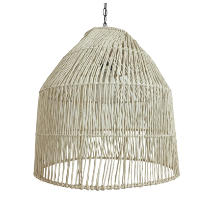 Pantalla lámpara colgante de palma. DUNA