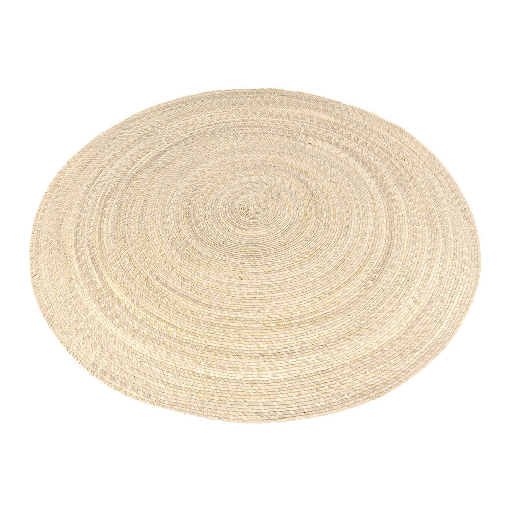Tapete Circular de Palma Natural