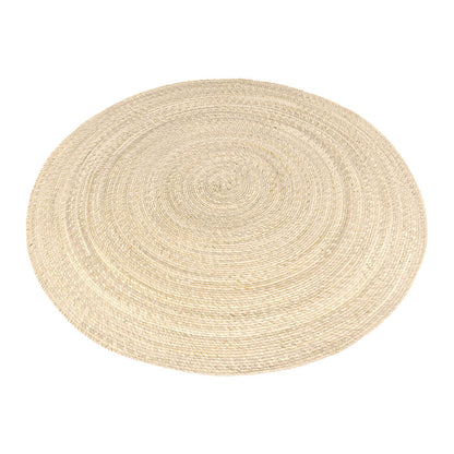 Tapete Circular de Palma Natural