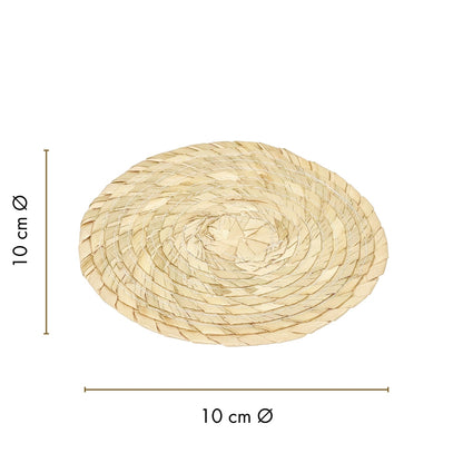 Posavasos tejido de palma