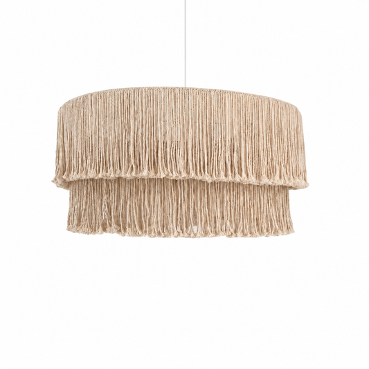 Macrame Cotton Lamp Shade. NEBULA