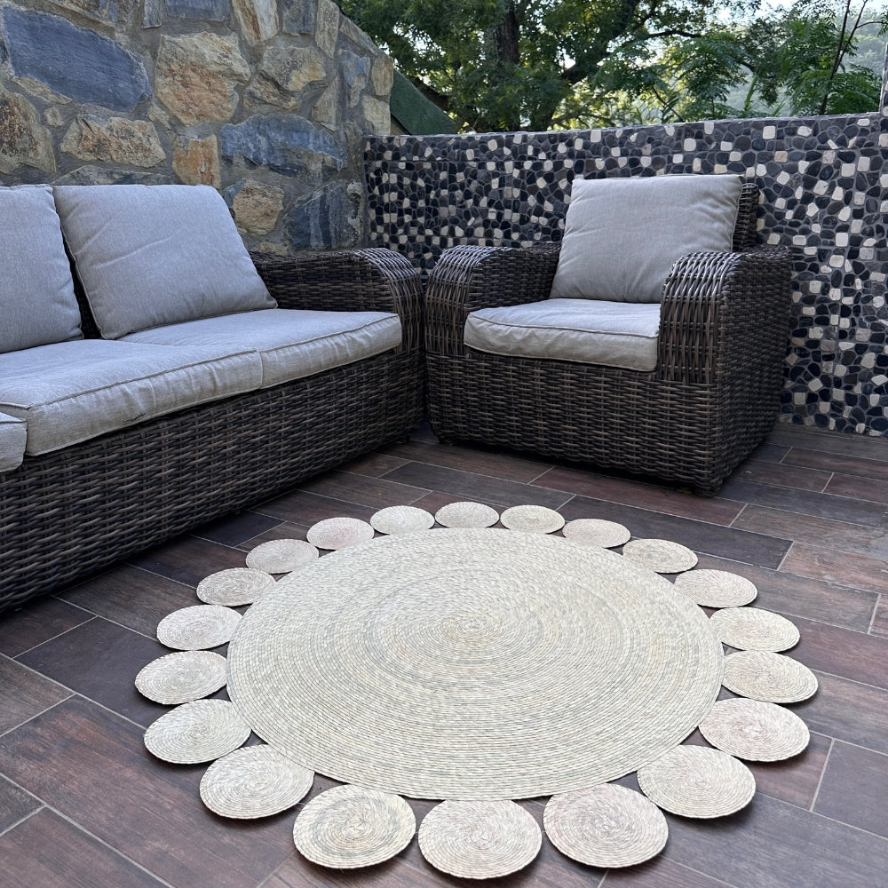 Tapete de palma MANDALA