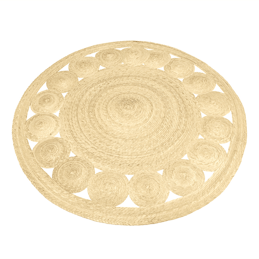 Tapete alfombra boho circulos