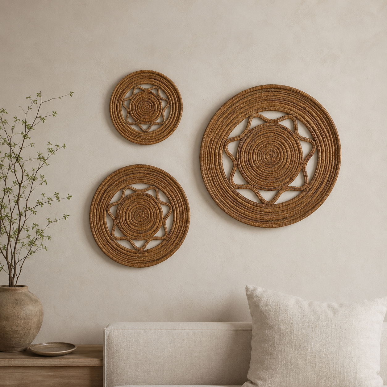 Plato para pared estrella ocoxal