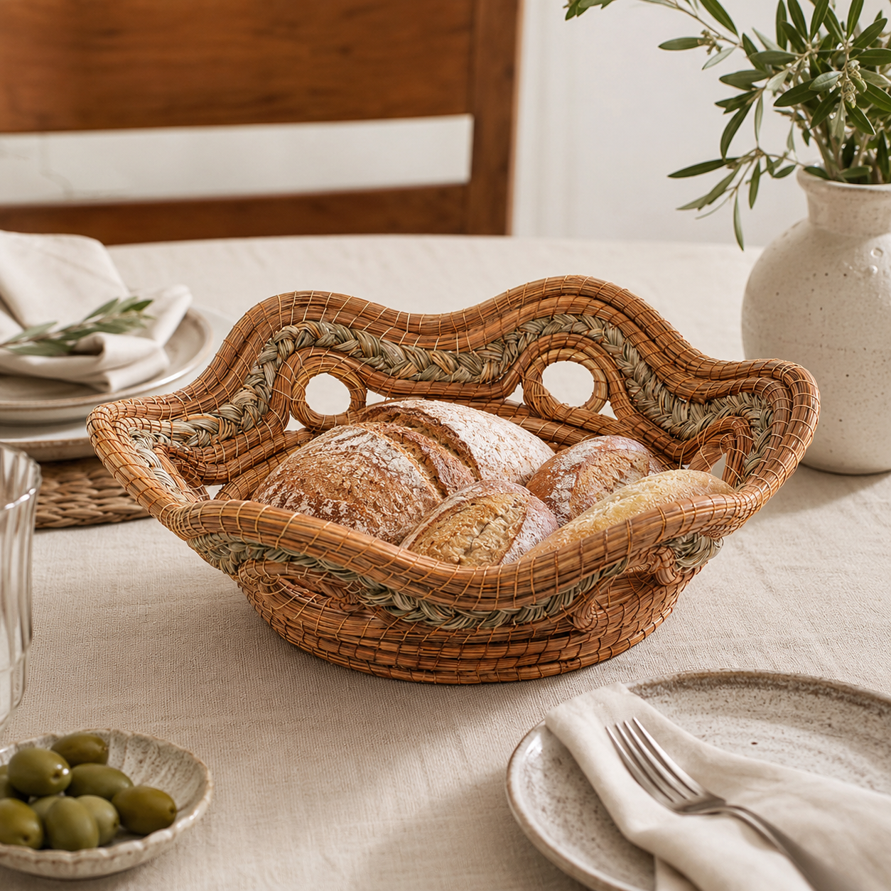Pine star bread bin
