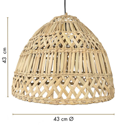 Pantalla campana tejida de tule