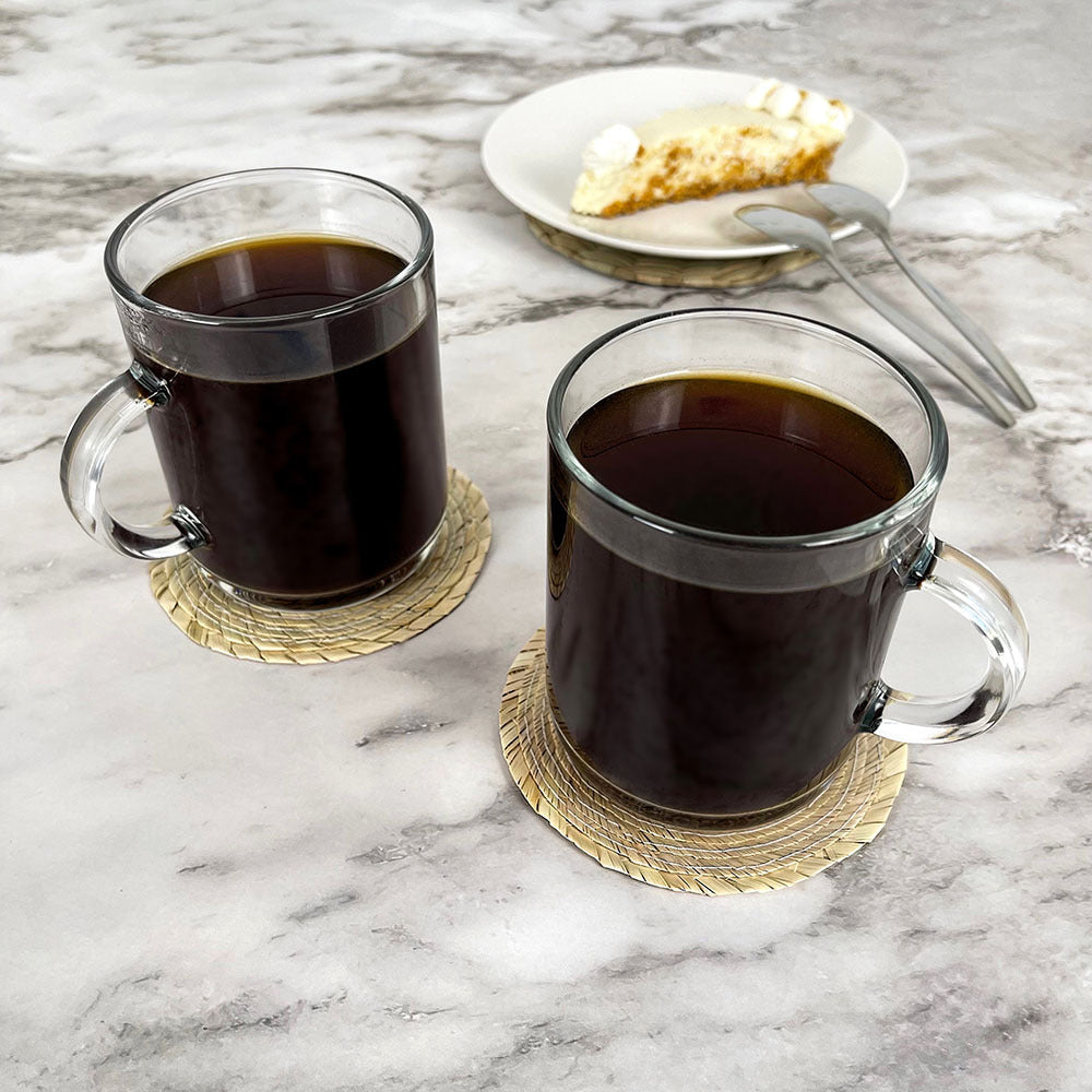 Posavasos tejido de palma