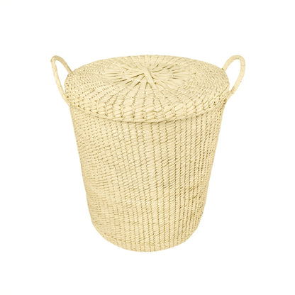 Canasta cesto con tapa para ropa o juguetes