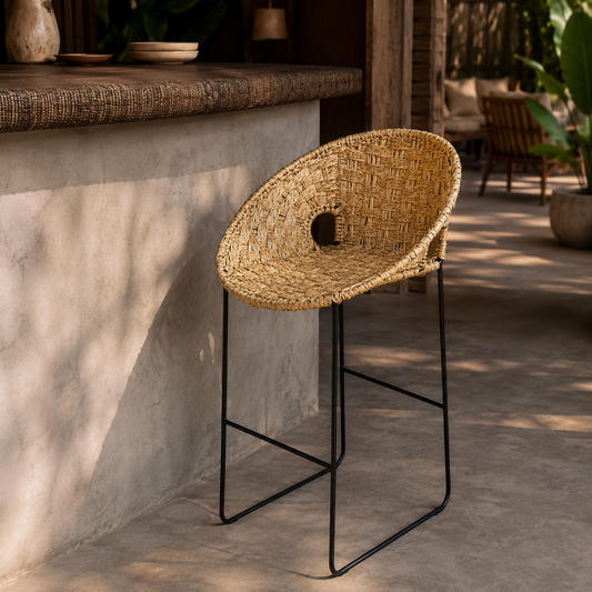 HANDCRAFTED PALM BENCH