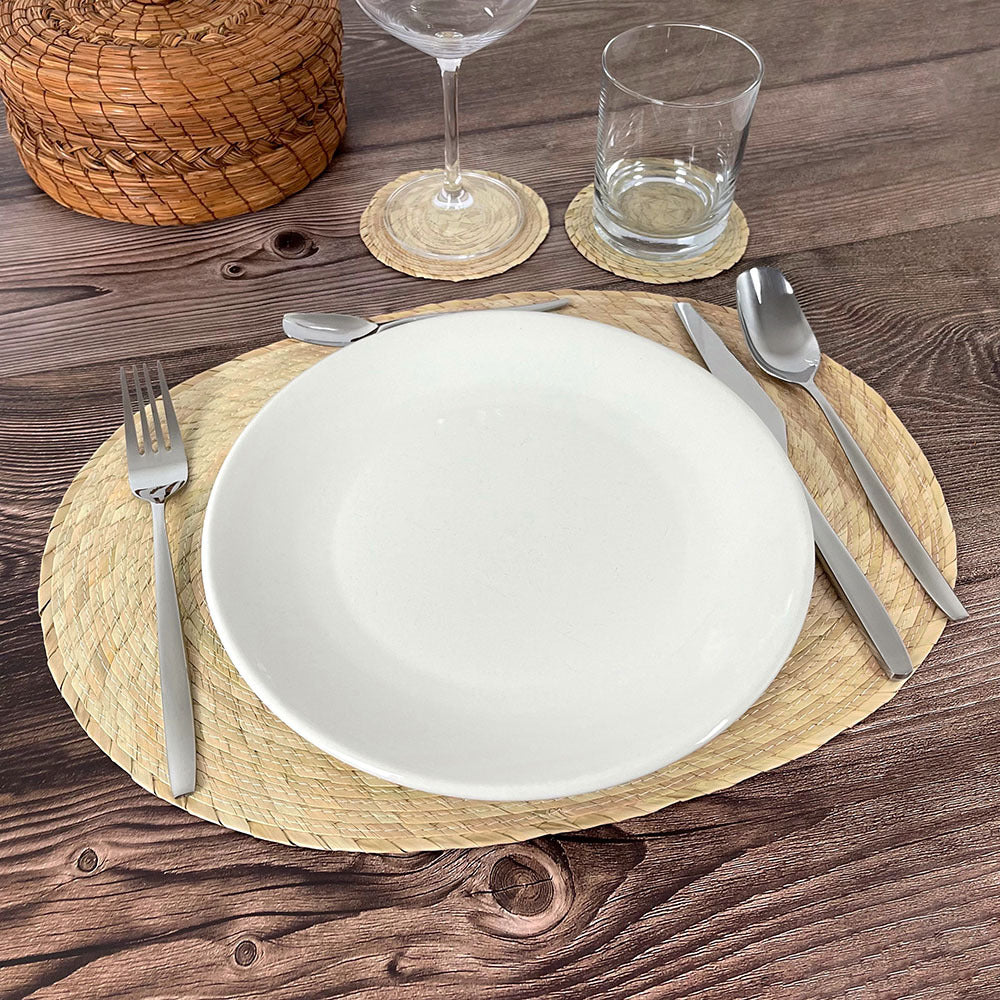 Oval palm tablecloth