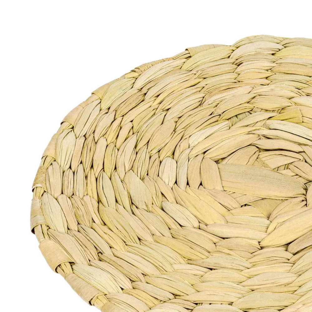 Woven tule coaster