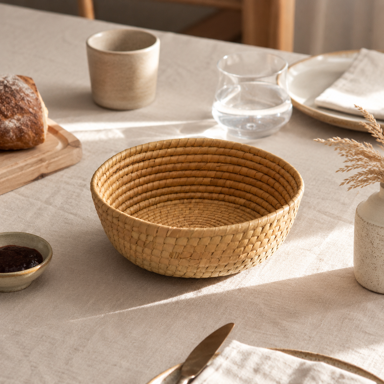 Handmade Palm Tortilla Basket